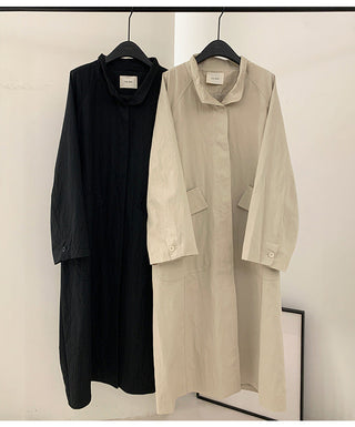 baggy trench coat