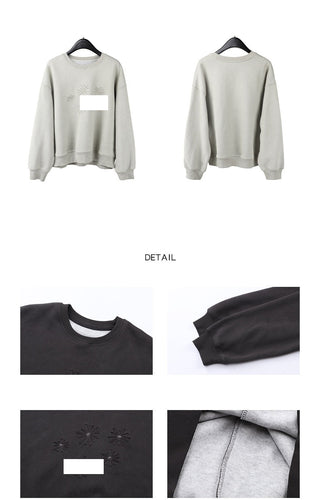 flower print sweater