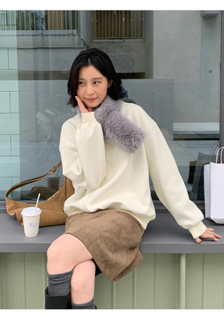 flower print sweater