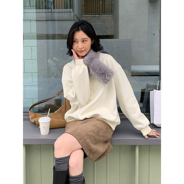 flower print sweater