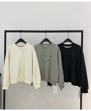 flower print sweater