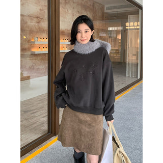 flower print sweater