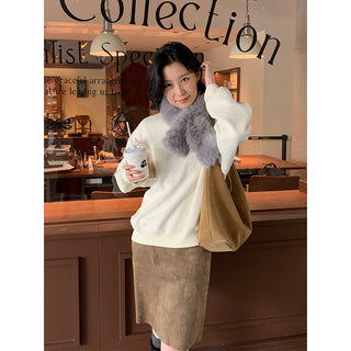 flower print sweater