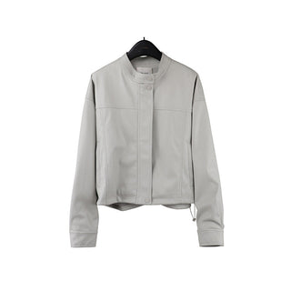 short pu jacket