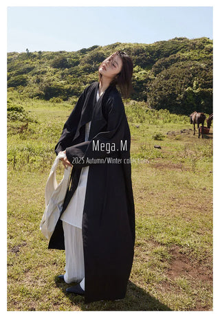 drawstring trench coat