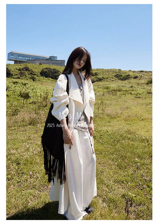 drawstring trench coat