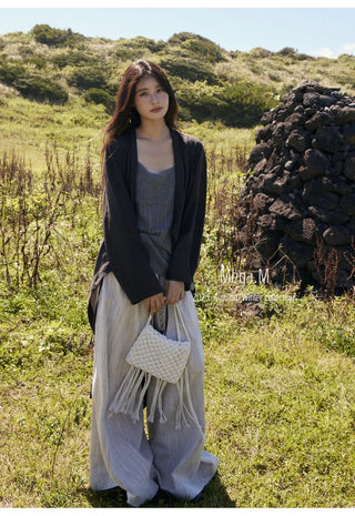 linen wide pants