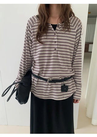 striped top set