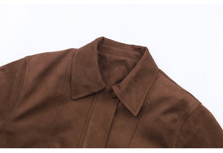 vintage suede coat