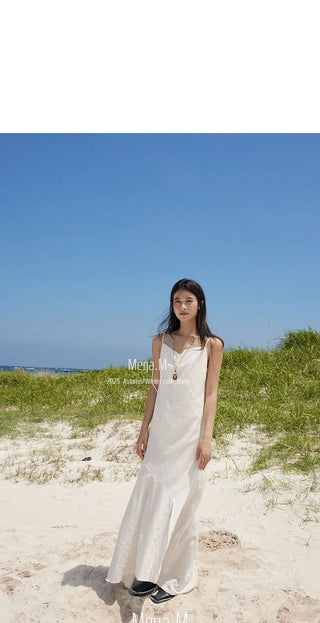 tencel suspender dress