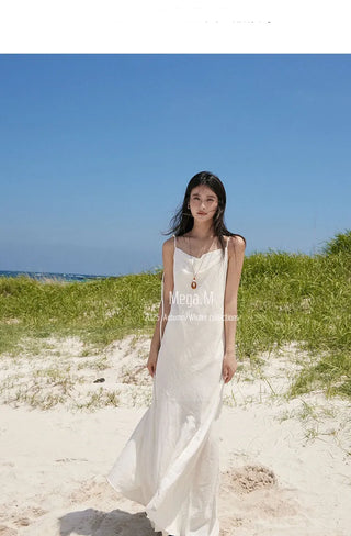 tencel suspender dress