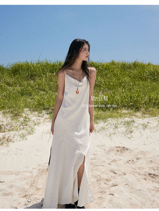 tencel suspender dress