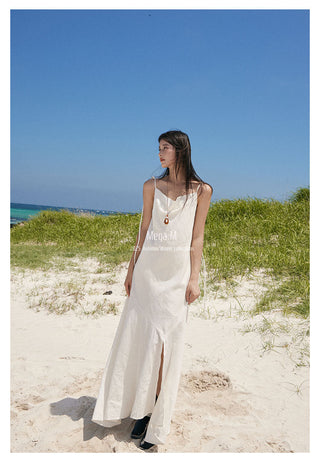 tencel suspender dress