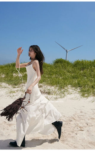 tencel suspender dress