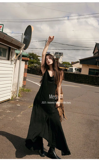 tencel suspender dress