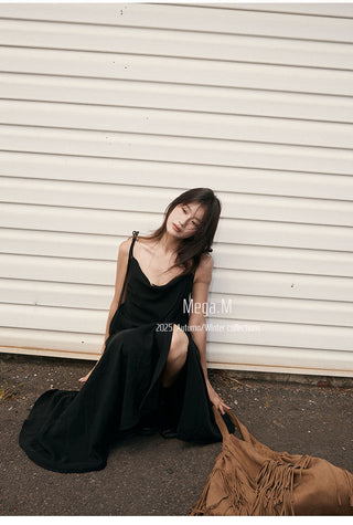 tencel suspender dress