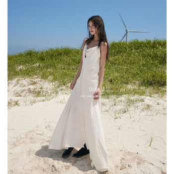 tencel suspender dress