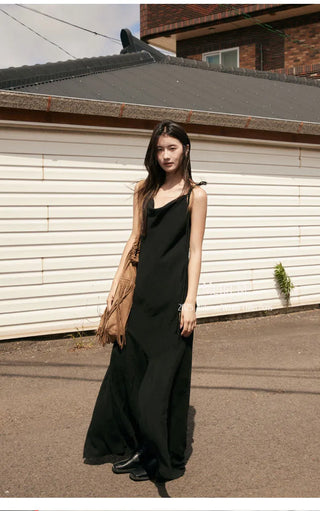 tencel suspender dress