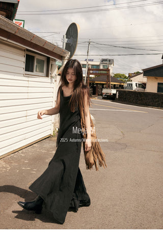 tencel suspender dress