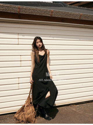 tencel suspender dress