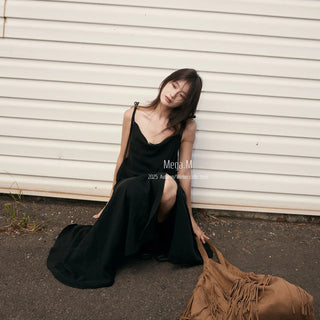 tencel suspender dress