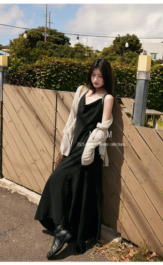 tencel suspender dress