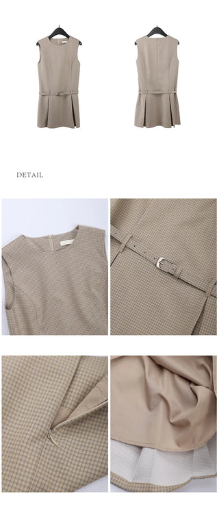 sleeveless midi dress