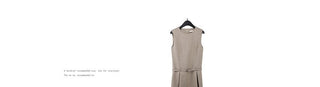 sleeveless midi dress