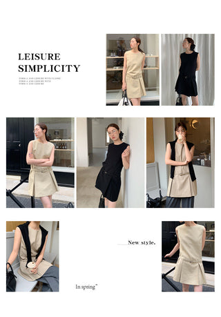 sleeveless midi dress