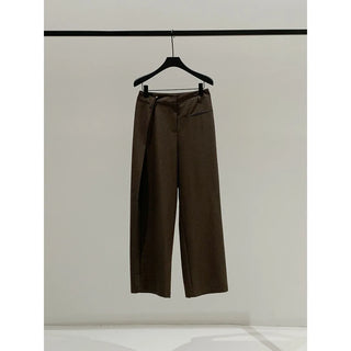 pleated casual pants