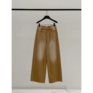 distressed wide jeans