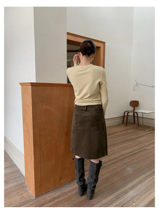 corduroy skirt
