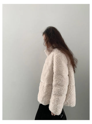 plush down jacket