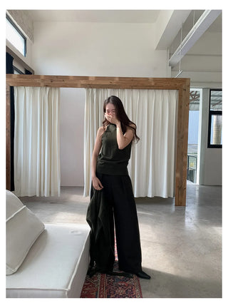 off-shoulder knit set