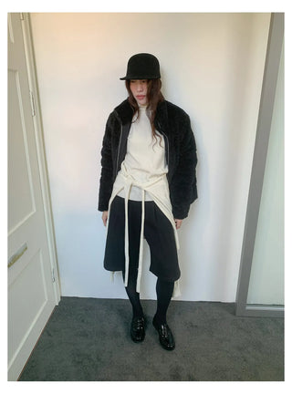 off-shoulder knit set