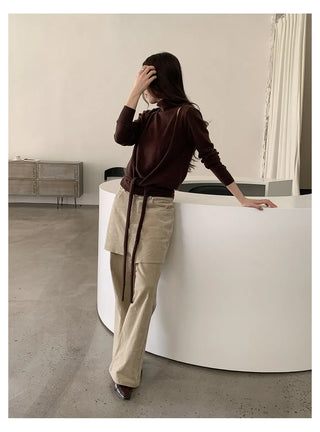 off-shoulder knit set