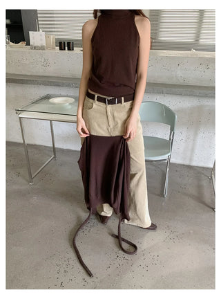 off-shoulder knit set