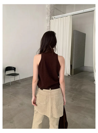 off-shoulder knit set