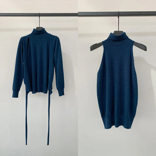 off-shoulder knit set