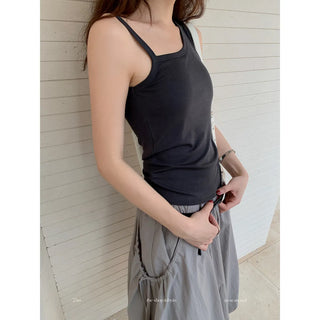 irregular strap vest