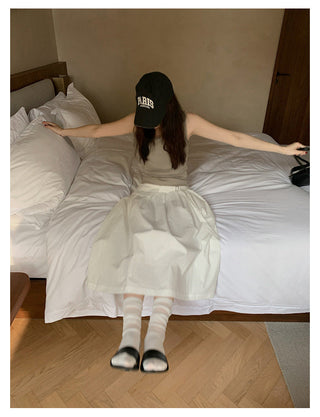 irregular strap vest