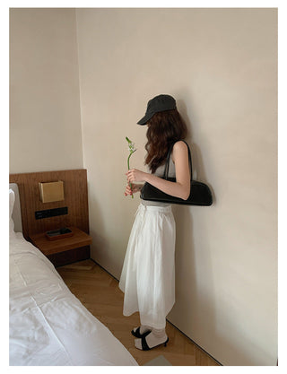 irregular strap vest