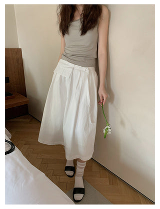 irregular strap vest