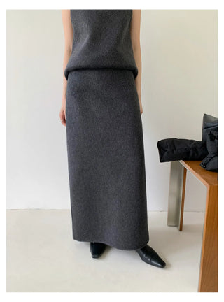 wool skirt