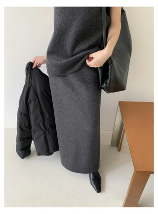 wool skirt