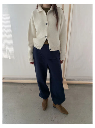 half turtleneck cardigan