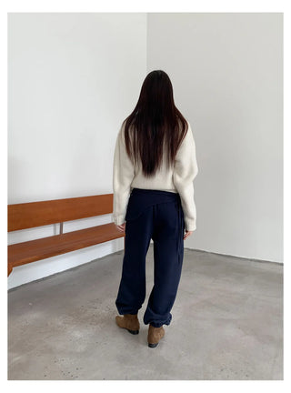 half turtleneck cardigan