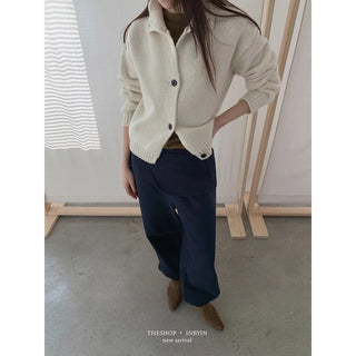 half turtleneck cardigan