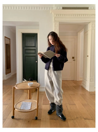 half turtleneck cardigan