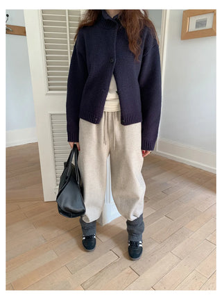 half turtleneck cardigan